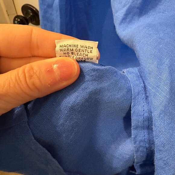 Bryn Walker Linen Dress with Pockets - Picture 6 of 7